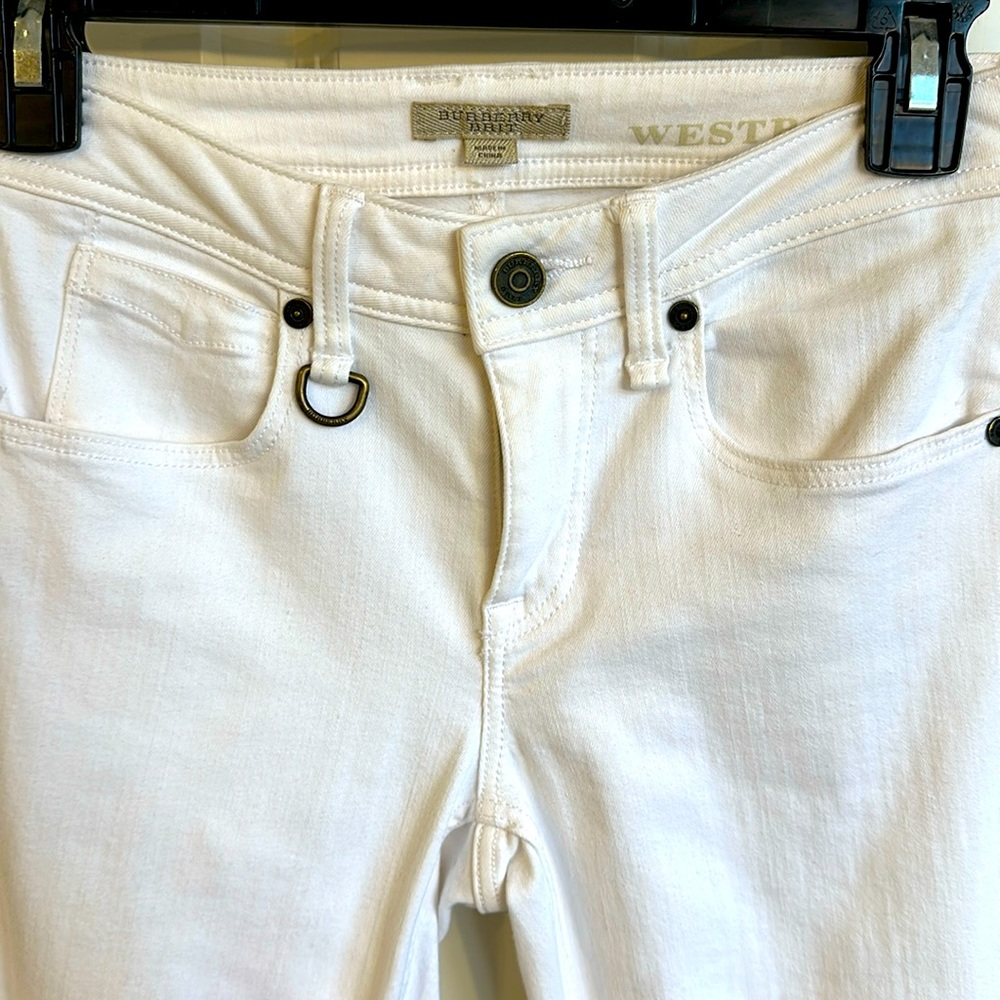 Burberry Brit white skinny jeans size 25